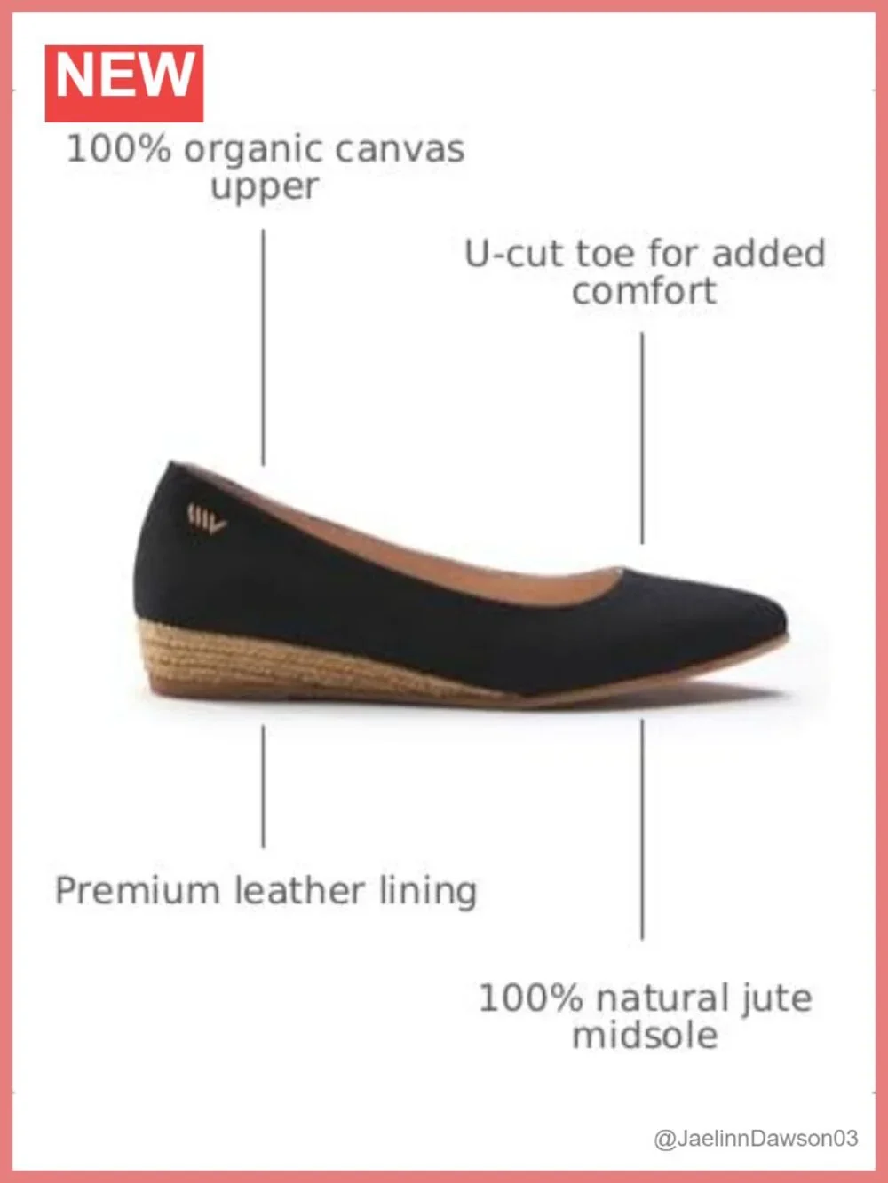 Handmade Women's Espadrille Wedge Flats - Breathable Cotton Canvas